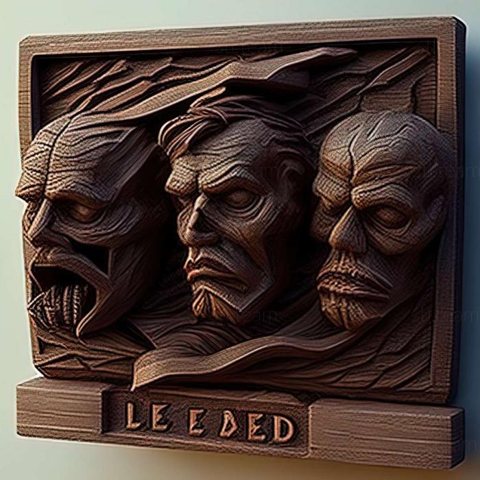 3D модель Гра Three Dead Zed (STL)